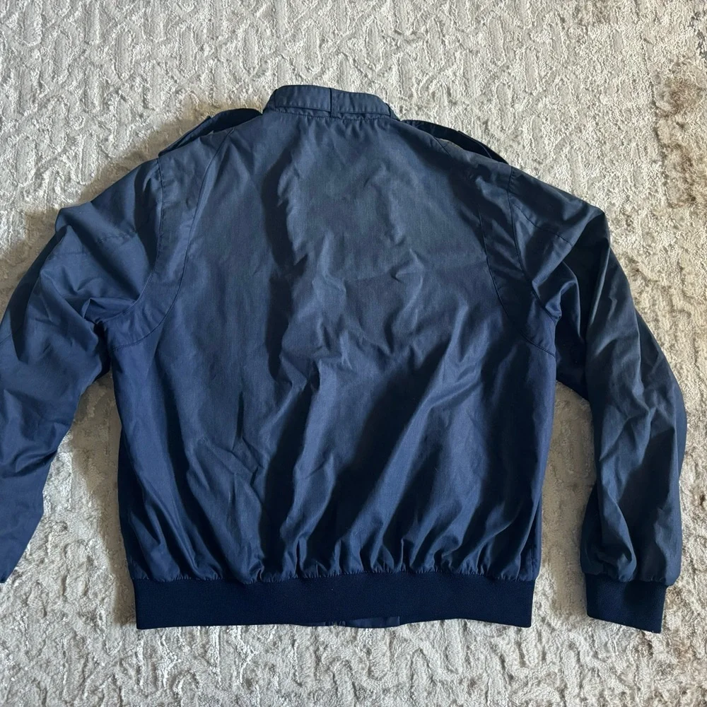 Vintage Le Parot men’s large Navy Jacket
